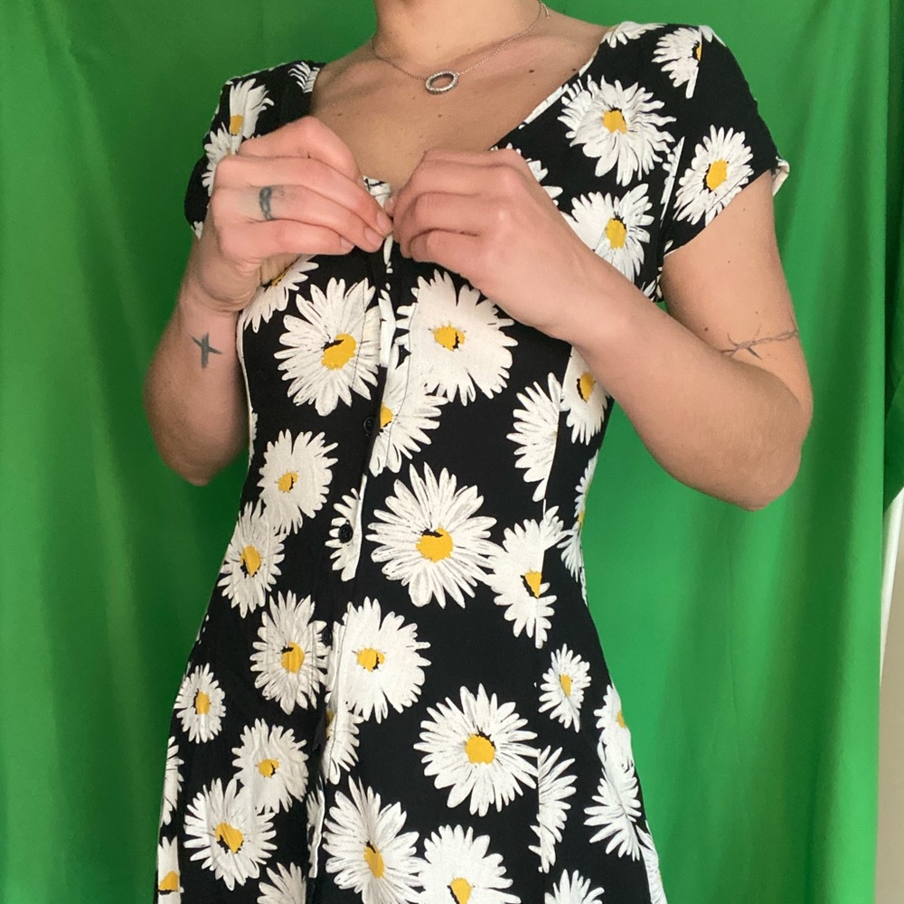 Spring Sumer Dress with flowers.